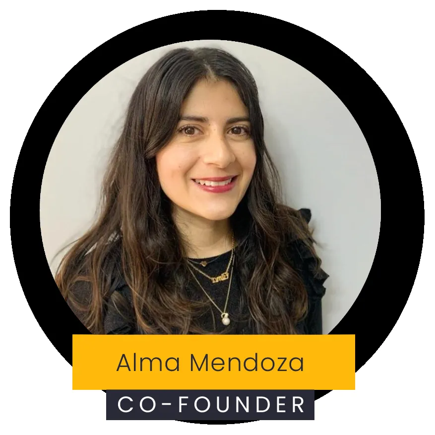 Co fundadora alma mendoza en la sección quienes somos – 8 Seis Consulting
